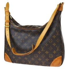 LOUIS VUITTON Boulogne 30 Brown Monogram Shoulder Bag 