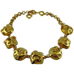 Yves Saint Laurent YSL Vintage Lucite Necklace 9