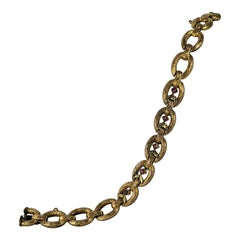 Antique Edwardian French Gold Filled Link Bracelet