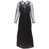 Abito vintage in jersey opaco e seta di Geoffrey Beene con cardigan in velluto Dot Dot