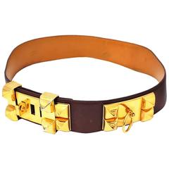 Hermes Collier de Chien vintage belt