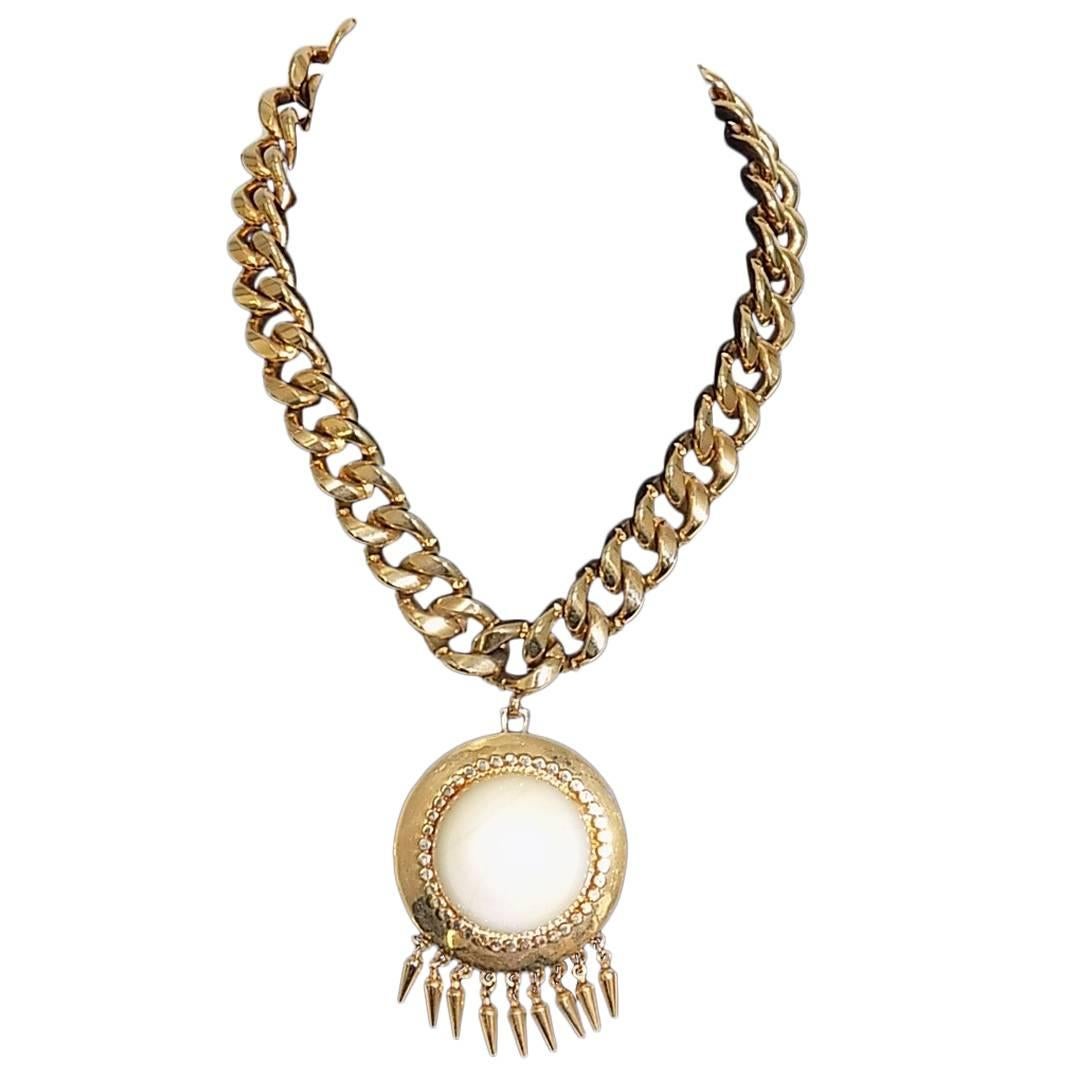 nettie rosentien large dome choker necklace  For Sale