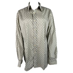 Paul Smith White and Grey Button Down Shirt