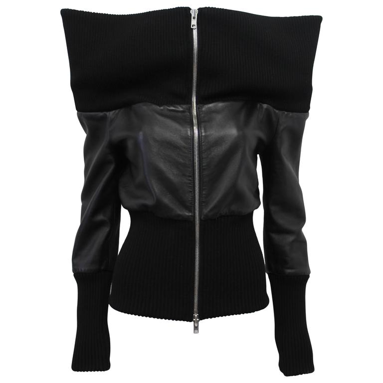 Margiela Leather Jacket - 5 For Sale on 1stDibs | maison margiela biker  jacket, martin margiela leather jacket, margiela biker jacket