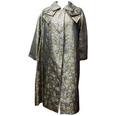 1960s Lamé Evening Coat