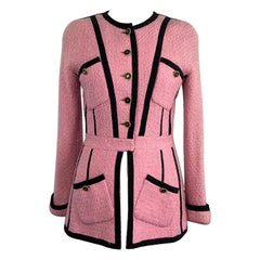 Chanel pink vintage iconic jacket