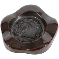 Vintage 1955s Hermes by Vallauris Ashtray Based On Jean Cocteau Horse Design
