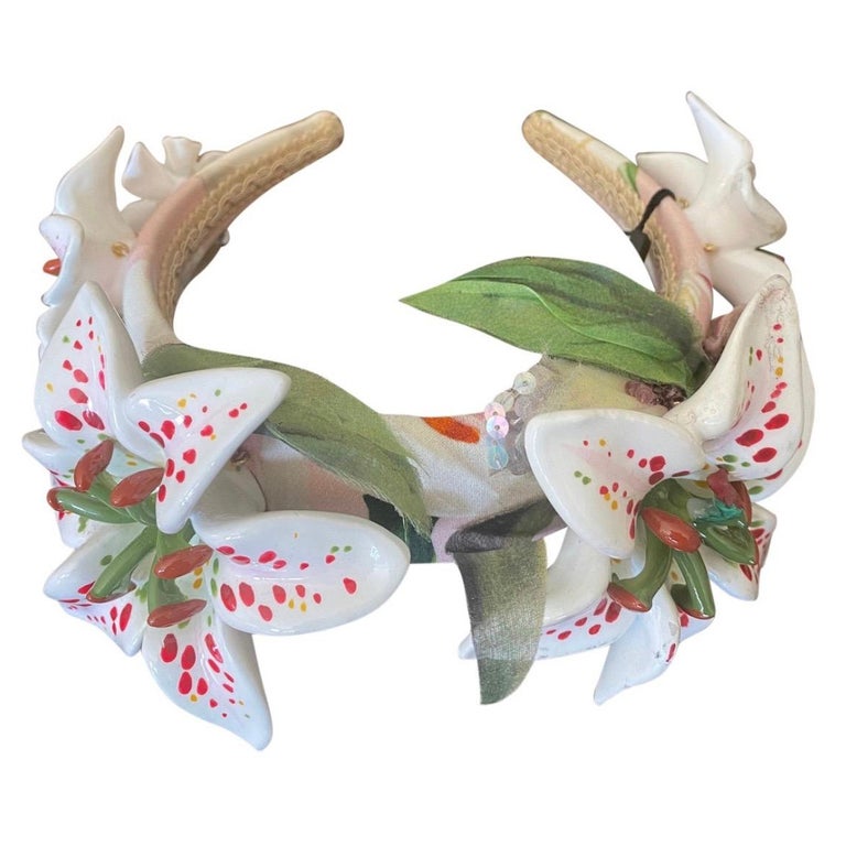 Dolce & Gabbana Diadem Headband Tiara Berry Fruit Crystal Bow Hair main image 0