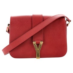 Saint Laurent Chyc Klappentasche aus Leder Medium