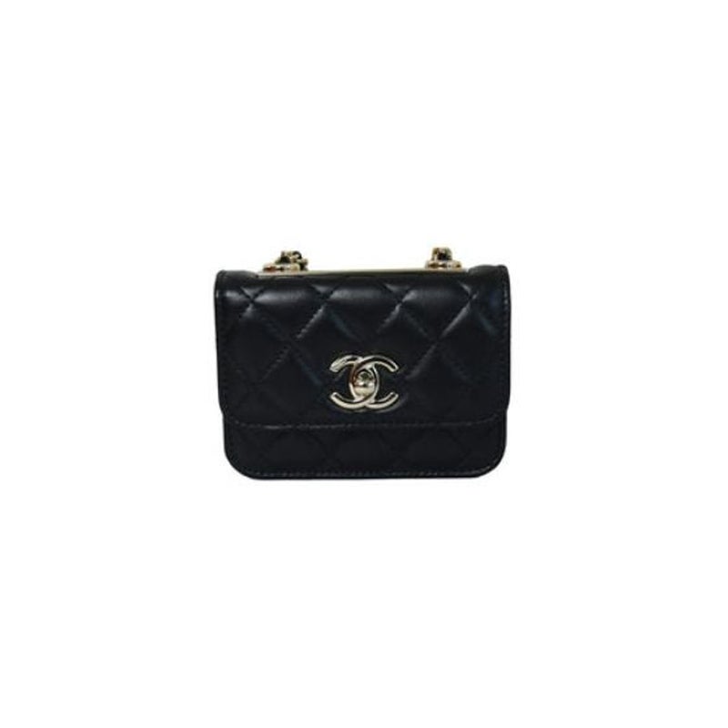 Chanel Trendy CC Coin Purse Black For Sale