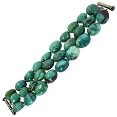 Ralph Lauren Turquoise Stone Multi-Strand Bracelet SHW