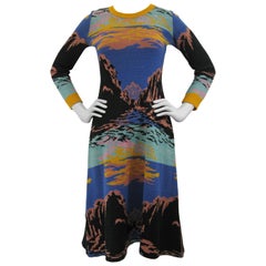 Alley Cat by Betsey Johnson Südwest-Sonnenuntergang-Pulloverkleid