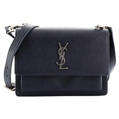 Saint Laurent Sonnenuntergang Schultertasche Leder Medium