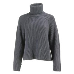 Joseph Ribbed Wool Turtleneck Sweater Small