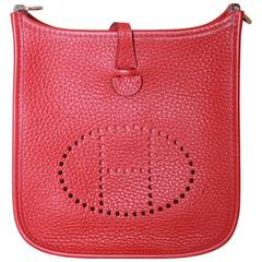 Hermes New Rouge Casaque Clemence TPM Mini Evelyne - 2015