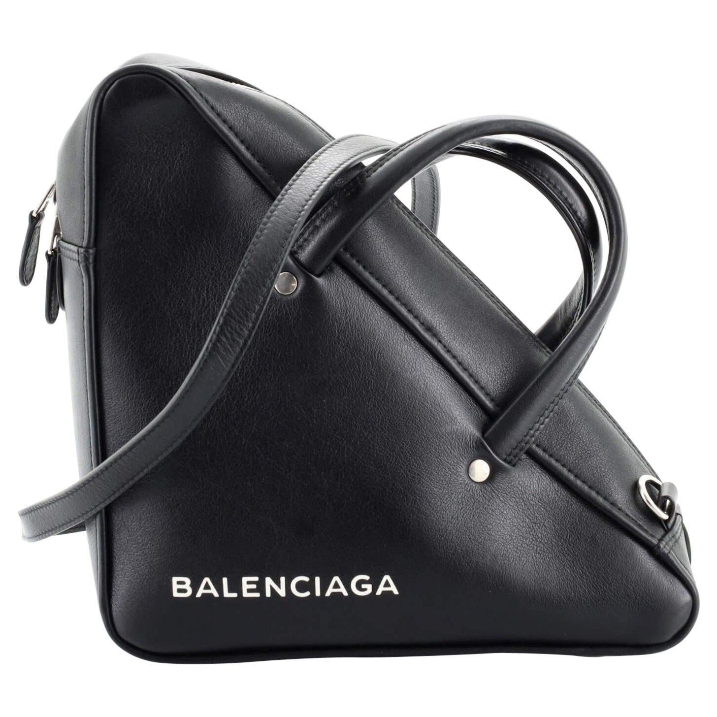 Balenciaga Bazar Shopper Medium Size Black Leather Ladies Tote Bag ...