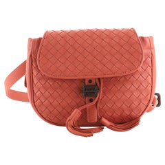 Bottega Veneta Tassel Flap Waist Bag Intrecciato Nappa