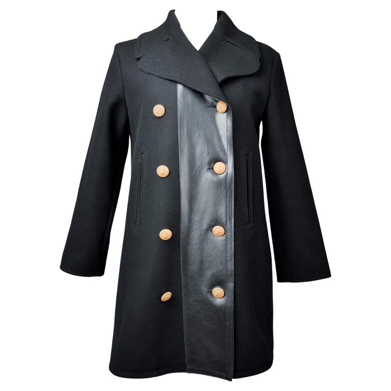JPG.Jean's black wool coat by Jean-Paul Gaultier - France Circa 2010 For  Sale at 1stDibs | modern chauffeur uniform, navy great coat, 1920s  chauffeur uniform