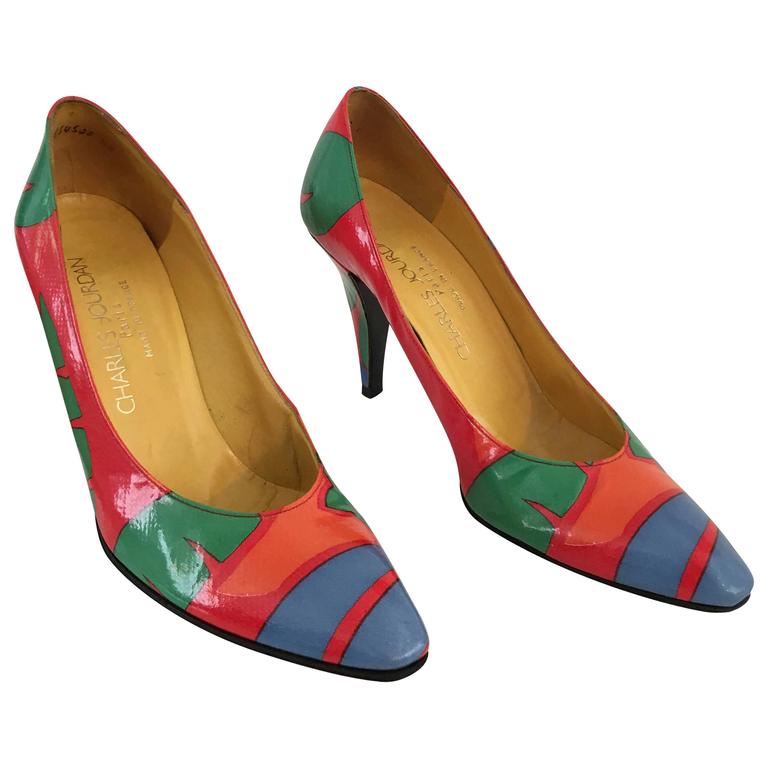 Vintage Charles Jourdan Shoes - 11 For Sale on 1stDibs