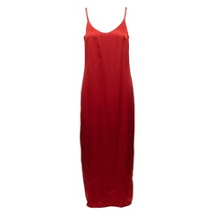 La Perla Rotes Seiden-Slipkleid