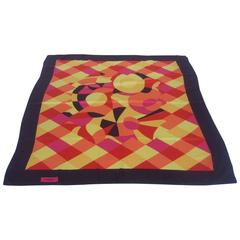 Louis Feraud Massive Silk Print Shawl / Scarf 3