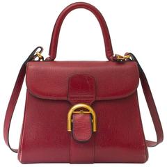 Delvaux Brillant PM Dark Red + strap