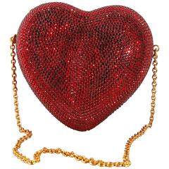 Judith Leiber Heart 'n Soul Sequin Clutch Bag