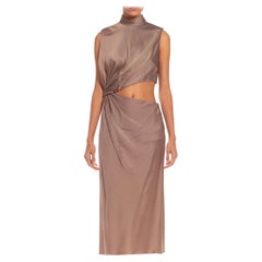 2010S JASON WU Grey Silk Fully Lined Dress