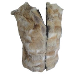 Used Louis Feraud Paris Gilet Fox Fur