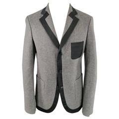 FIFTH AVENUE SHOE REPAIR Size 36 S Men's Gray Wool Sports Coat