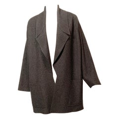 Shamask Charcoal Grey Wool Coat
