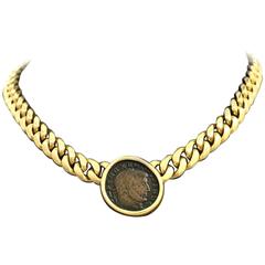 Bulgari Monete Classic Coin Collier en or