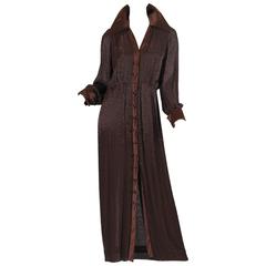Travilla Fully Beaded Coat Dress 1
