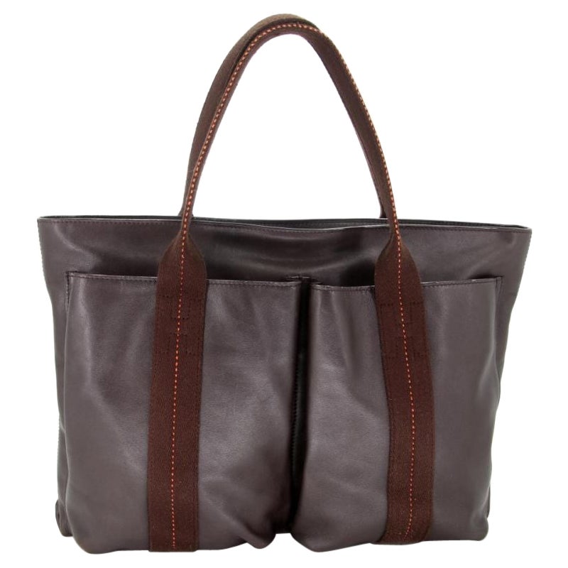 Hermes Garden Party Medium Leather Shoulder Bag HR-0928P-0002 For Sale