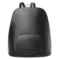 Louis Vuitton Black Epi Leather Noir Gobelins Backpack 81lv221s
