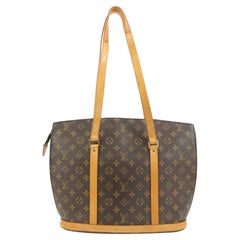 Louis Vuitton Monogram Babylone Zip Tote Shoulder Bag 80lv221s