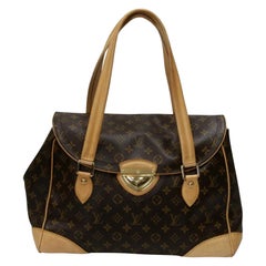 Louis Vuitton Beverly GM Brown Monogram Canvas and Calfskin Shoulder Bag