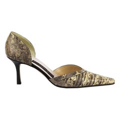 Rickard Shah D'orsay Lizard Pumps EU 38 UK 5 US 8
