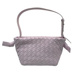 Bottega Veneta Borsa a cravatta in pelle lilla