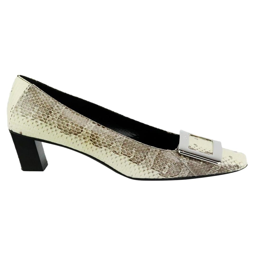 Roger Vivier Python Pumps EU 37.5 UK 4.5 US 7.5 