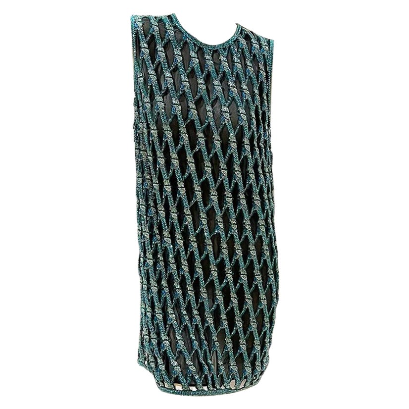 Victor Costa Vintage Black Shift Mini Dress