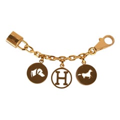 Hermes Gold Breloque Bag Charm Limited Edition New