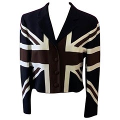 Moschino Billig Chic Union Jack Blazer Das Kindermädchen