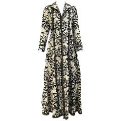 Vintage 70s Kashmiri wool embroidered coat