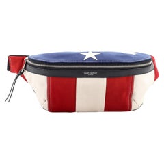 Saint Laurent Gürteltasche aus mehrfarbigem Segeltuch