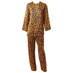 Yves Saint Laurent Chinese Collection Tunic and Pant Ensemble