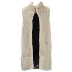 1960s Vintage Mink Sleeveless Coat / Vest