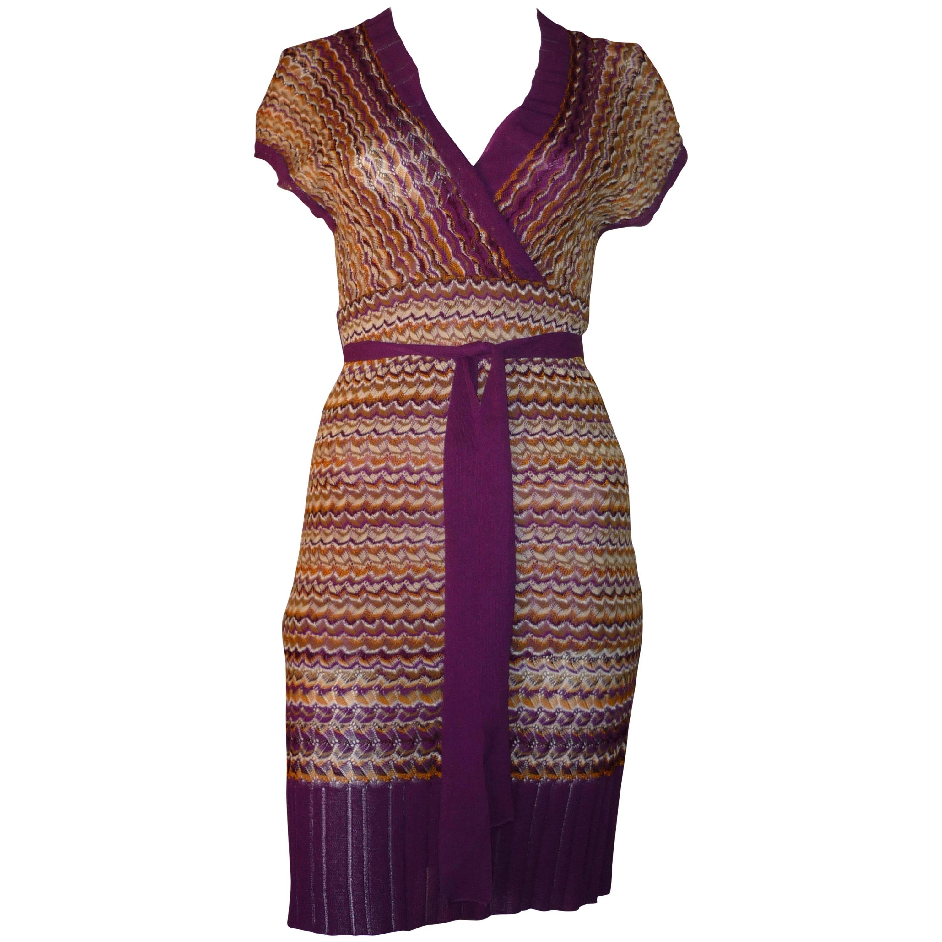 M. Missoni multi colored Knit Dress 
