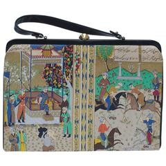 1960s Scenic Persian Handbag