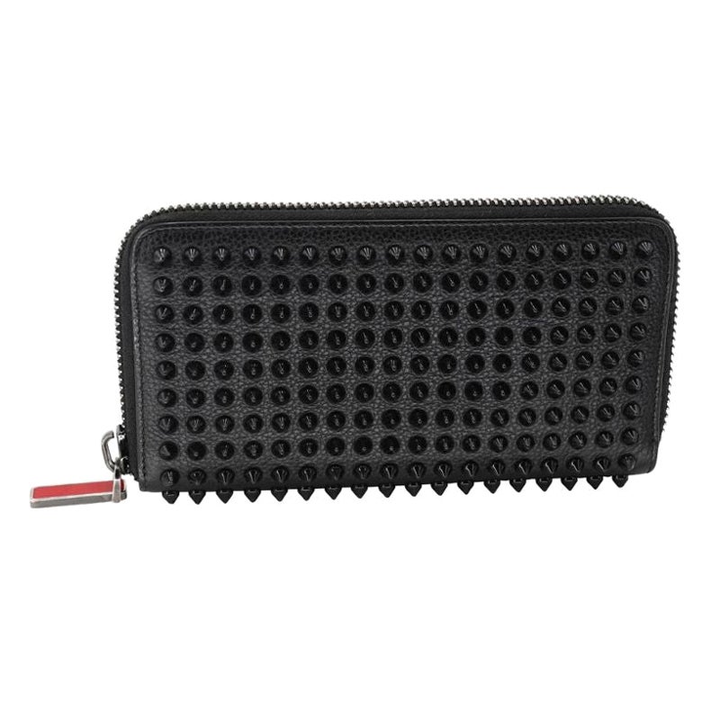 Christian Louboutin Peter Pouch Spiked Leather Medium at 1stDibs